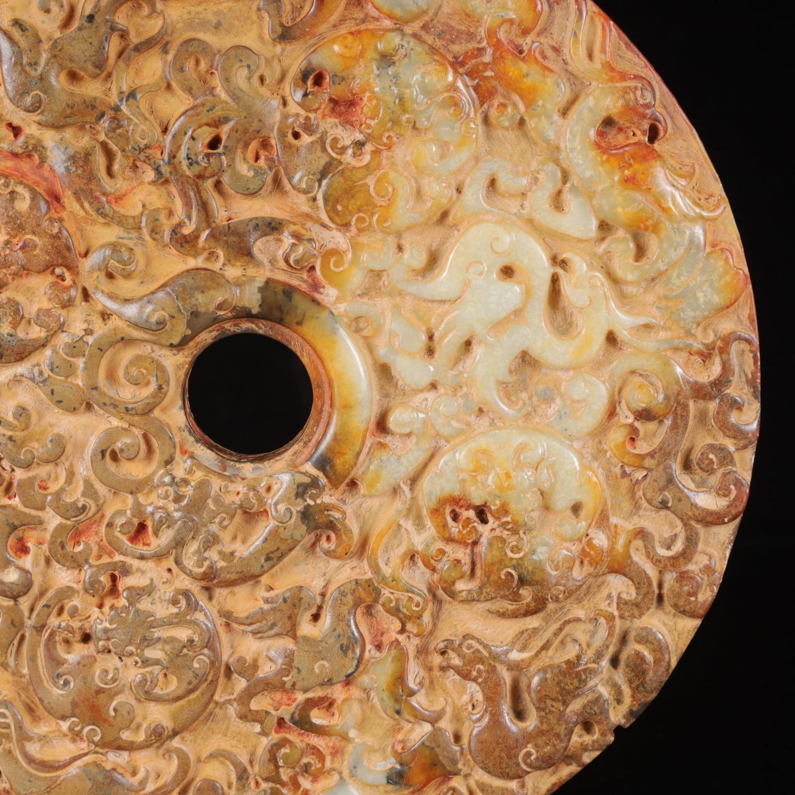 An Exquisite White Jade Phoenix Pattern Jade Pendant,with Poem - 4