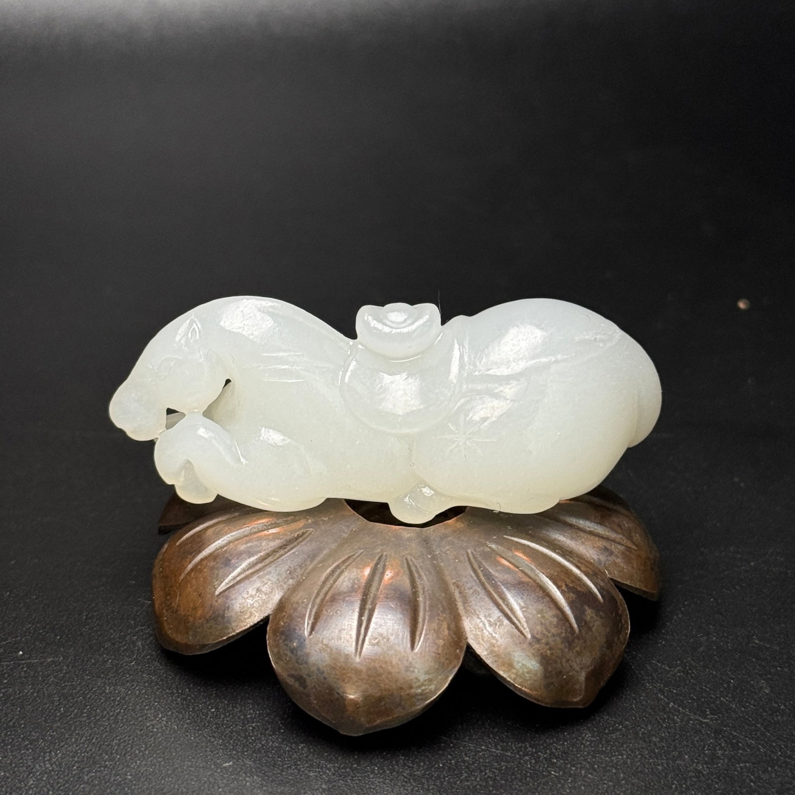 An Exquisite White Jade Horse Pendant: Estimated Value:1500-3000 An Exquisite White Jade Horse Pendant,Qing Dynasty,China,Size:64mmx24mmx24mm,Weight:45g 白玉马挂件,中国清代