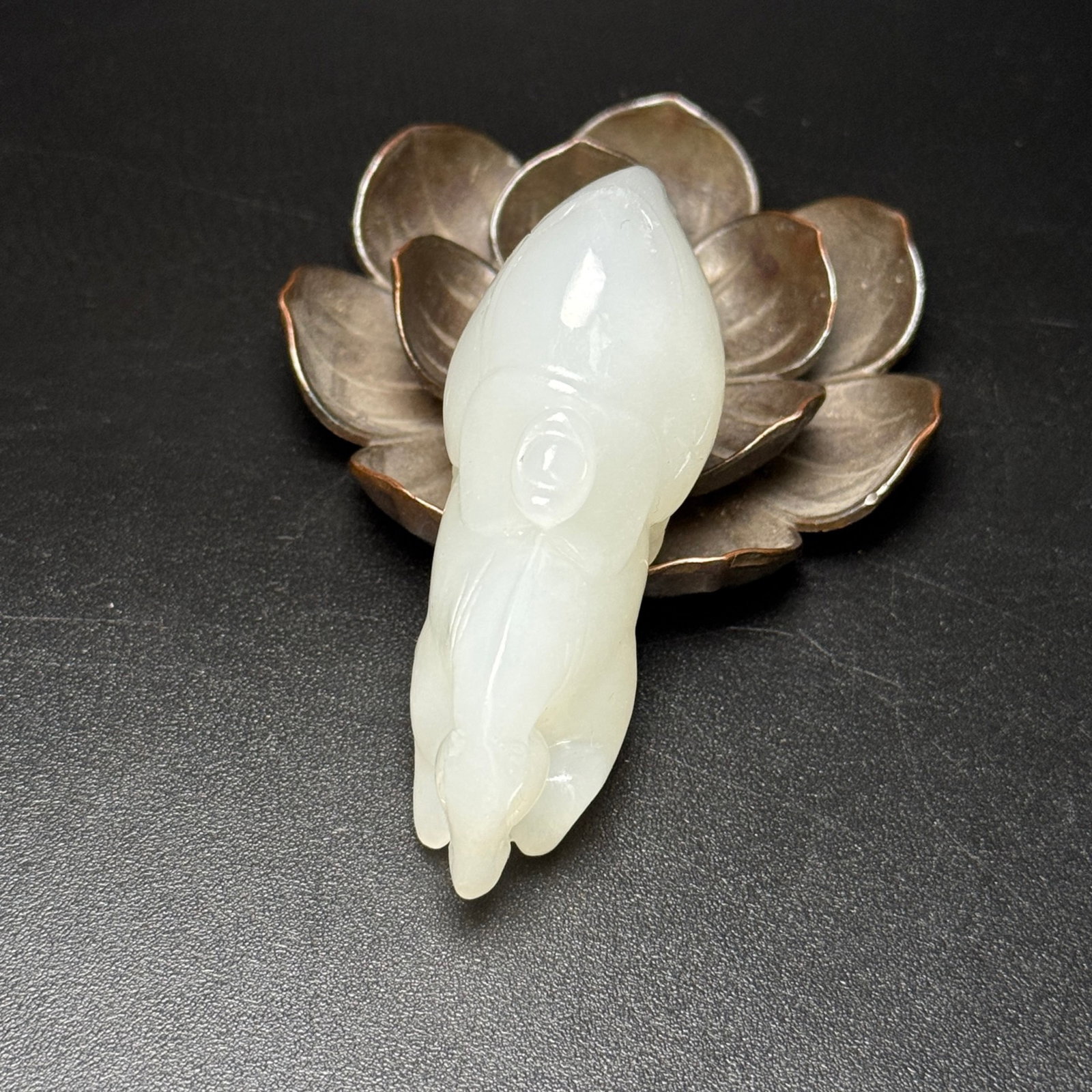 An Exquisite White Jade Horse Pendant - 5