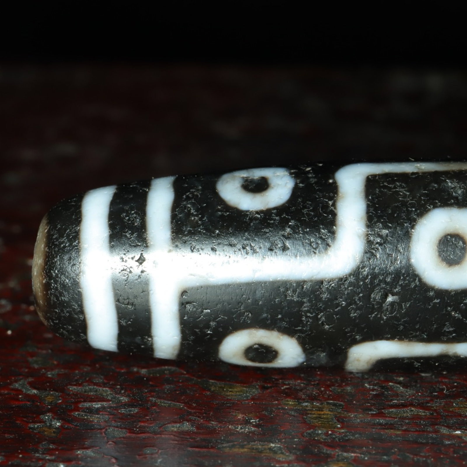 An Exquisite Nine Eyes Dzi Bead Pendant - 8