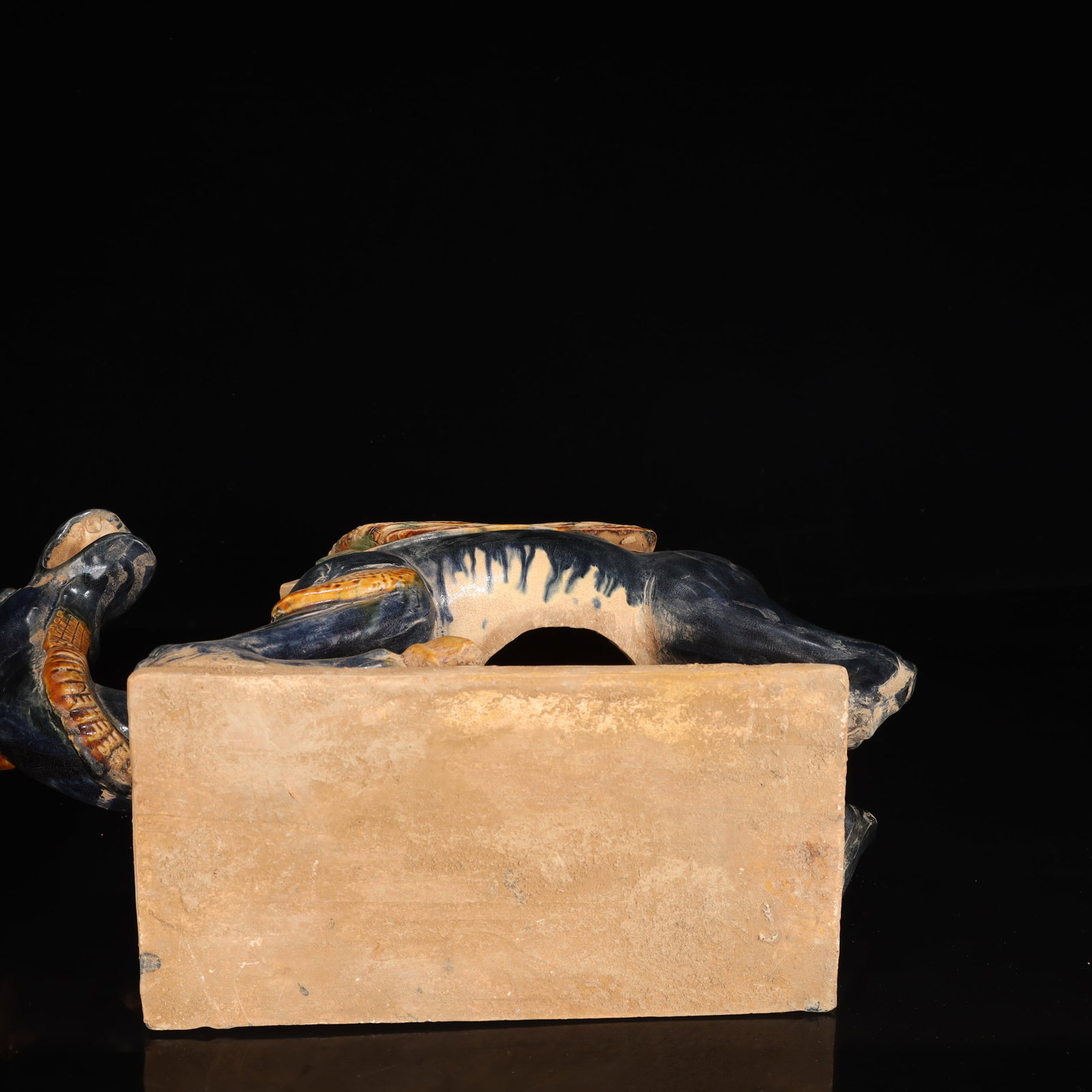 A Rare Tang Tri-Color Glazed Pottery Camel Ornament - 13