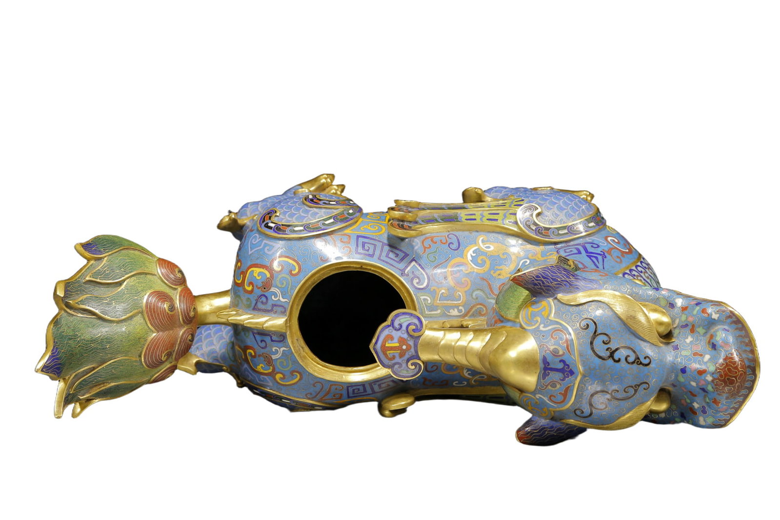 A Huge Cloisonne Unicorn Censer - 12
