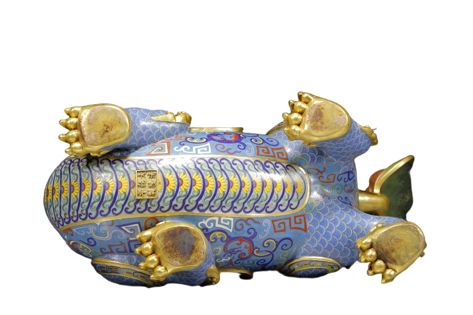 A Huge Cloisonne Unicorn Censer - 13