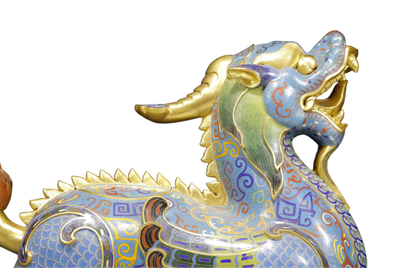A Huge Cloisonne Unicorn Censer - 2