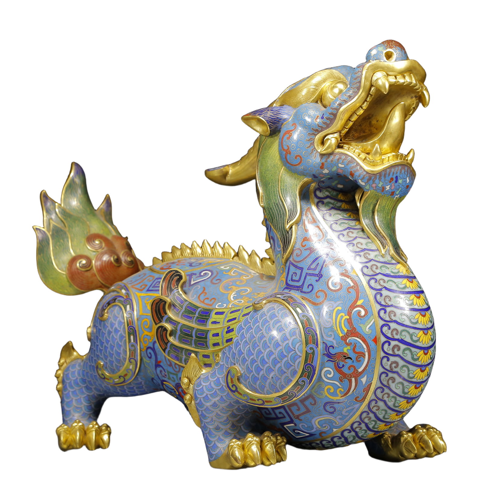 A Huge Cloisonne Unicorn Censer - 5