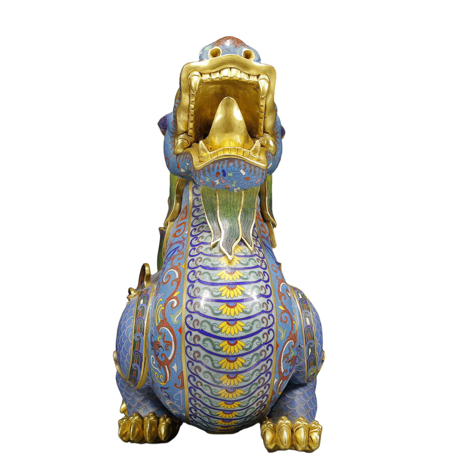 A Huge Cloisonne Unicorn Censer - 6