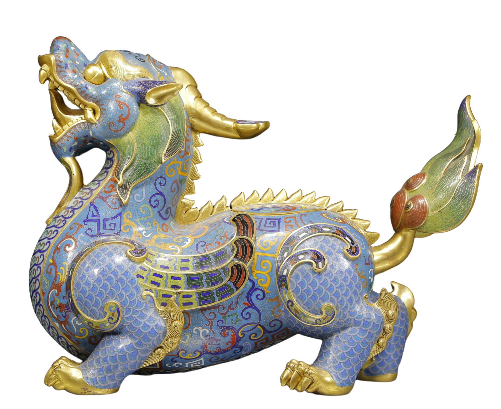 A Huge Cloisonne Unicorn Censer - 8
