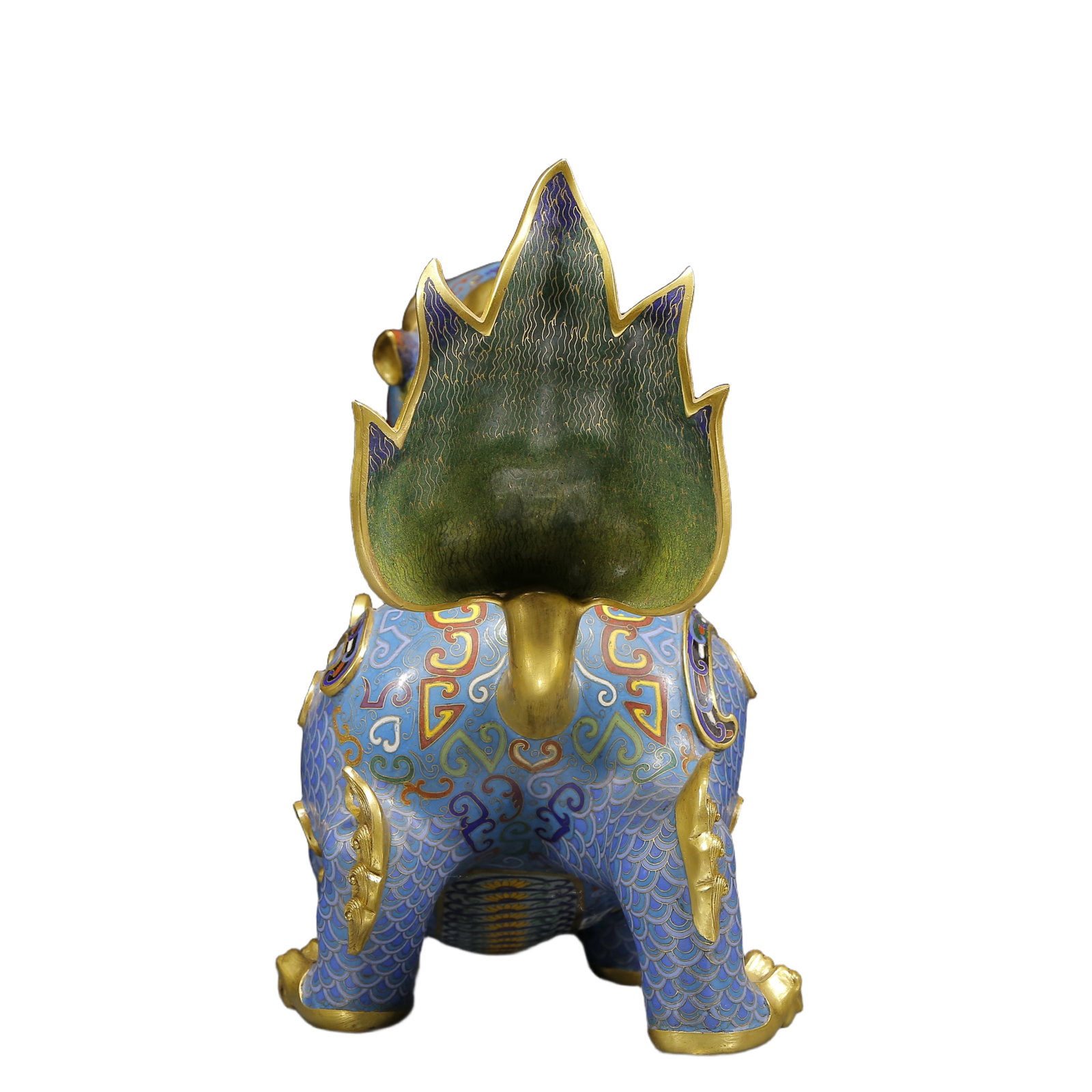 A Huge Cloisonne Unicorn Censer - 9