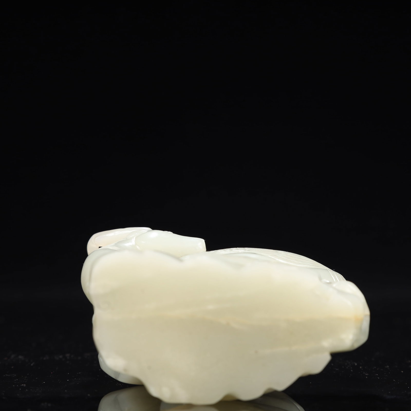 An Exquisite White Jade Crane Deer Ornament - 8