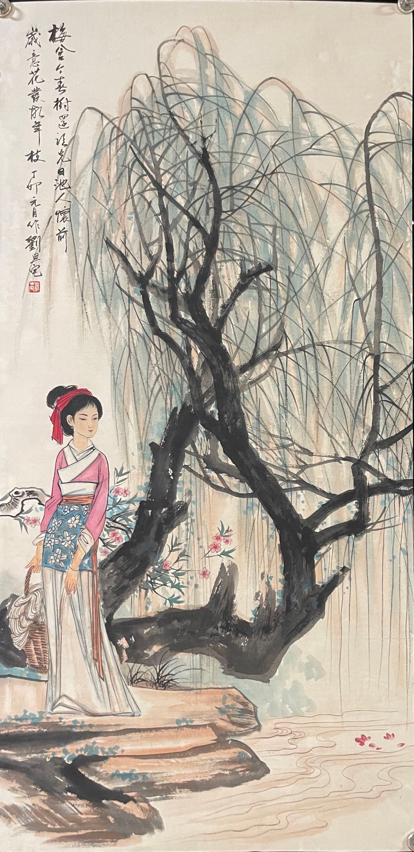 A Set of Chinese Ink Painting of Landscape and Figure on Paper,Liu Danzhai - 11