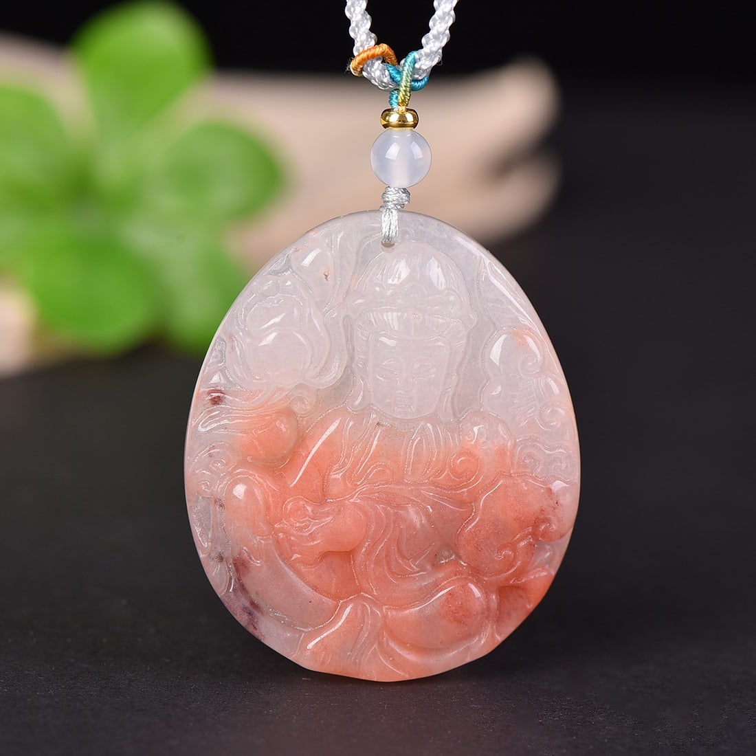 An Exquisite Jade Avalokitesvara Pattern Pendant - 4