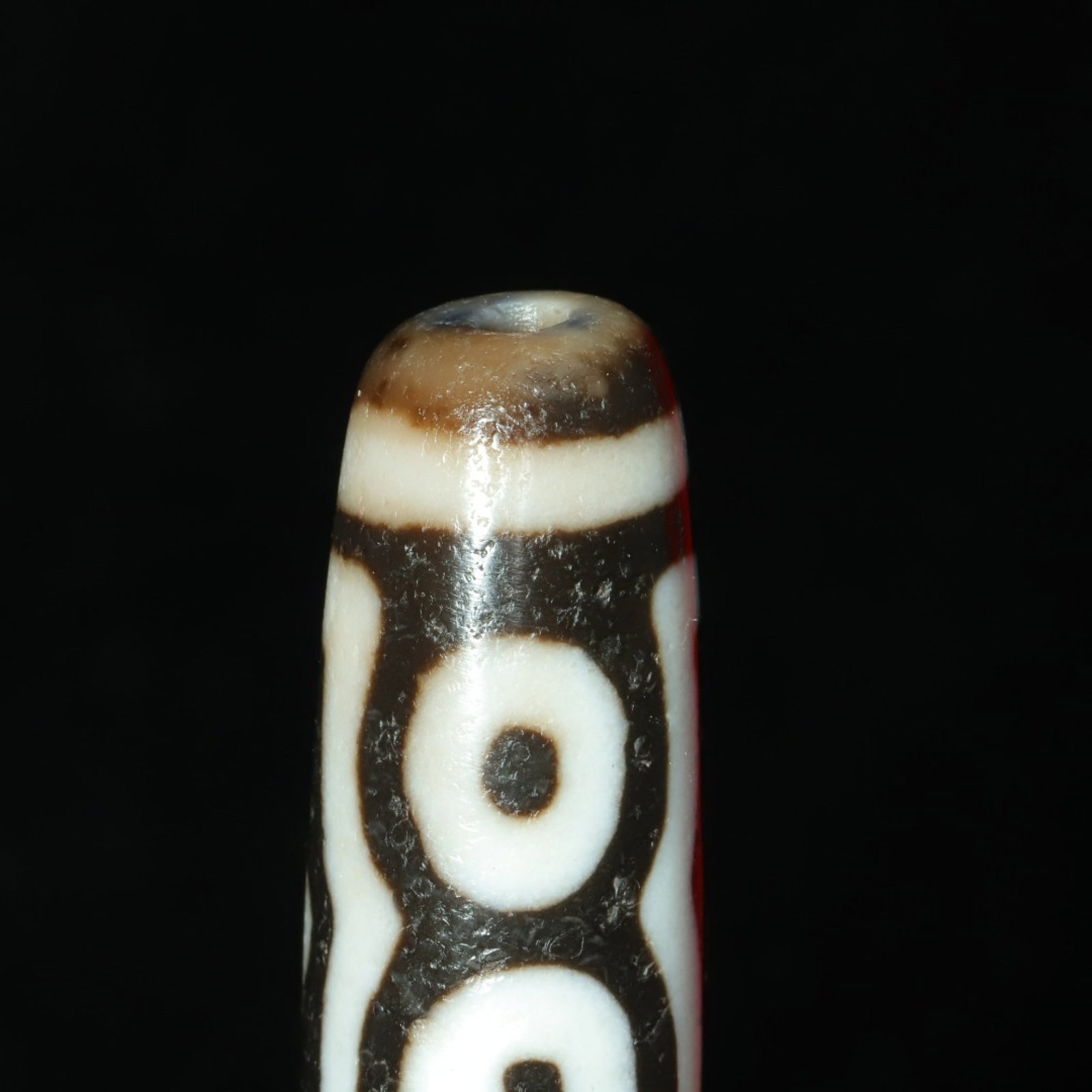 An Exquisite Five Eyes Dzi Bead Pendant - 7