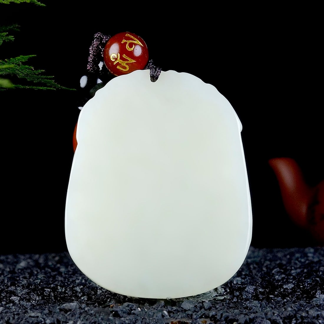 An Exquisite White Jade Kylin Pendant - 4