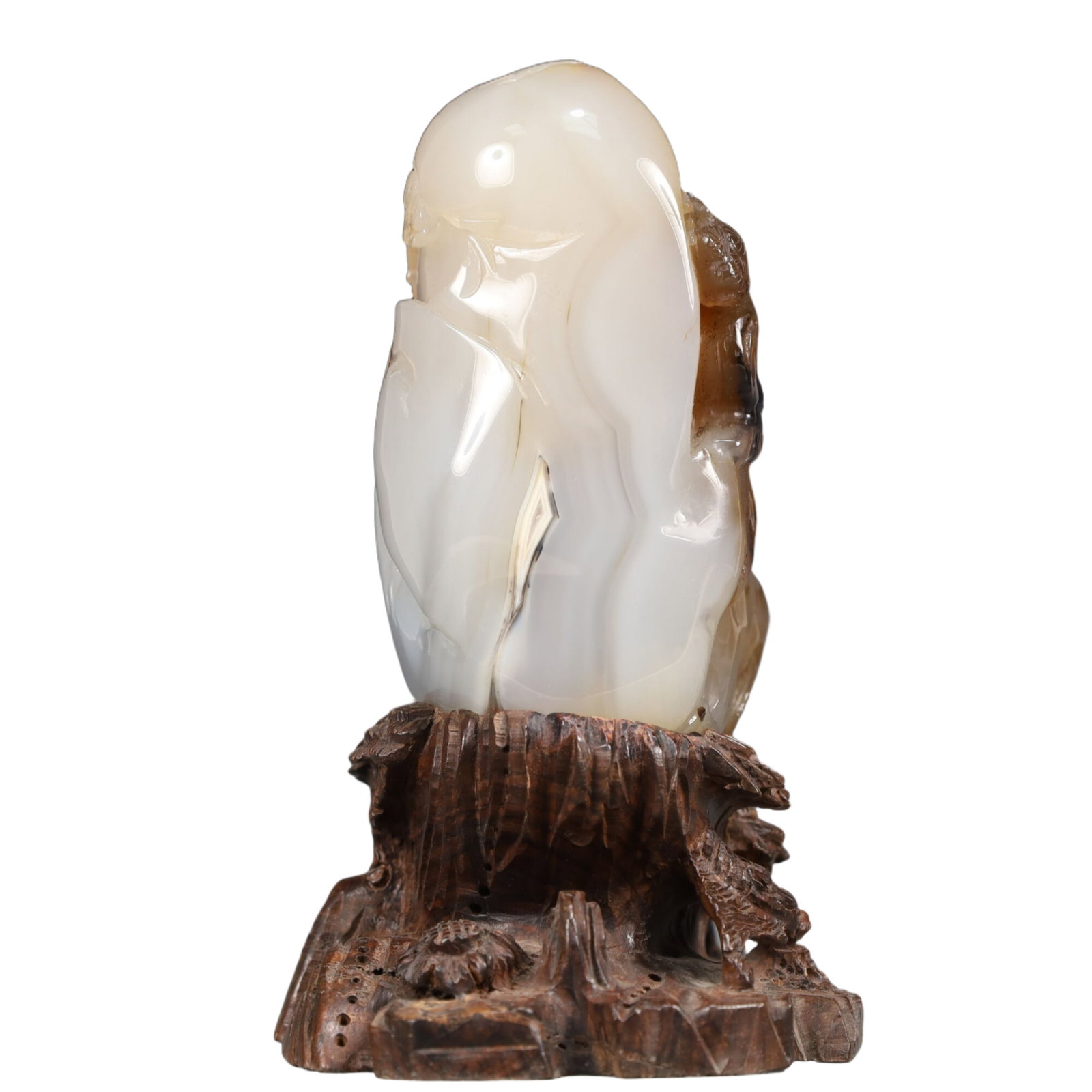 An Exquisite Agate Landscape and Figure Pattern Ornament - 5