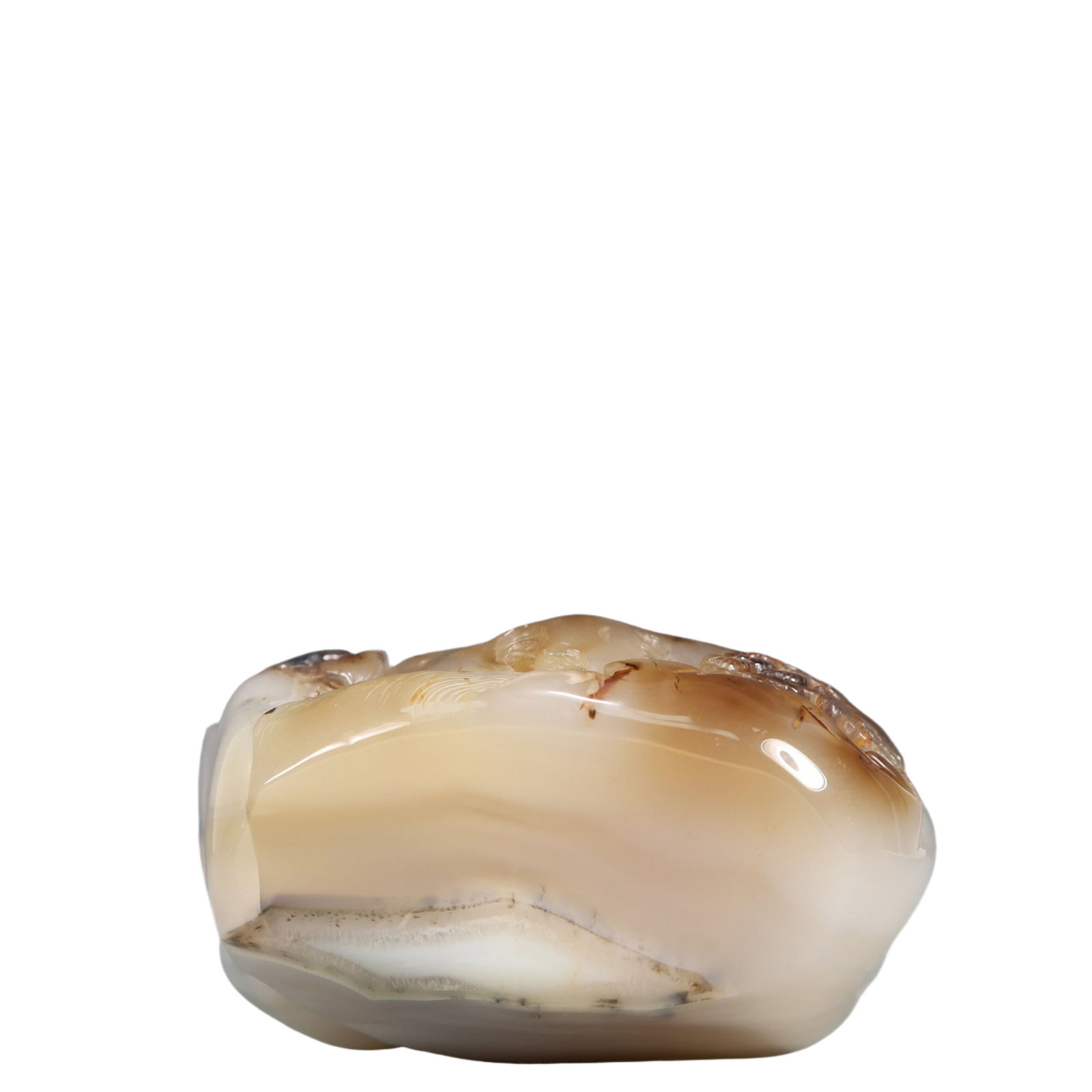 An Exquisite Agate Landscape and Figure Pattern Ornament - 8