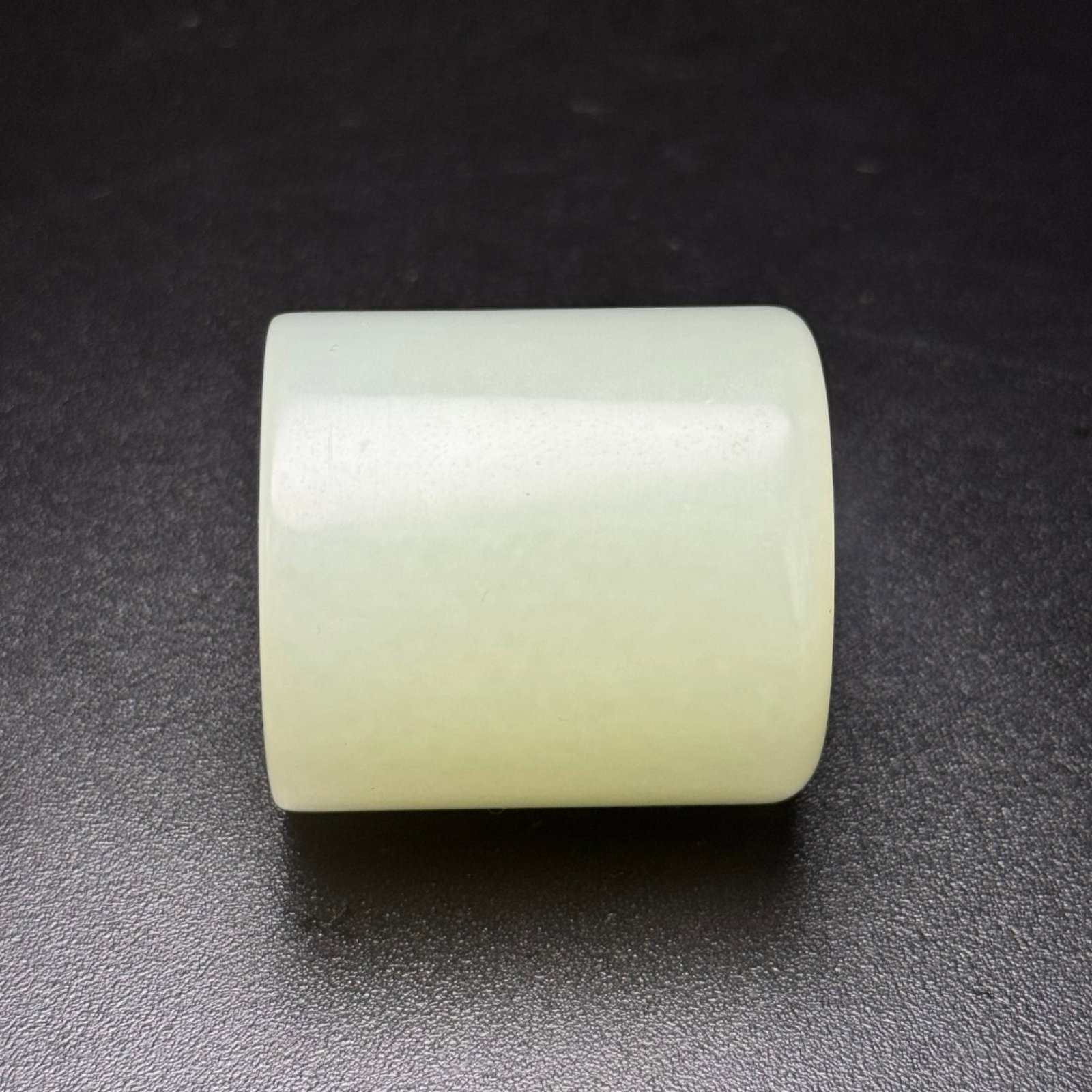 An Exquisite White Jade Fingerstall - 7