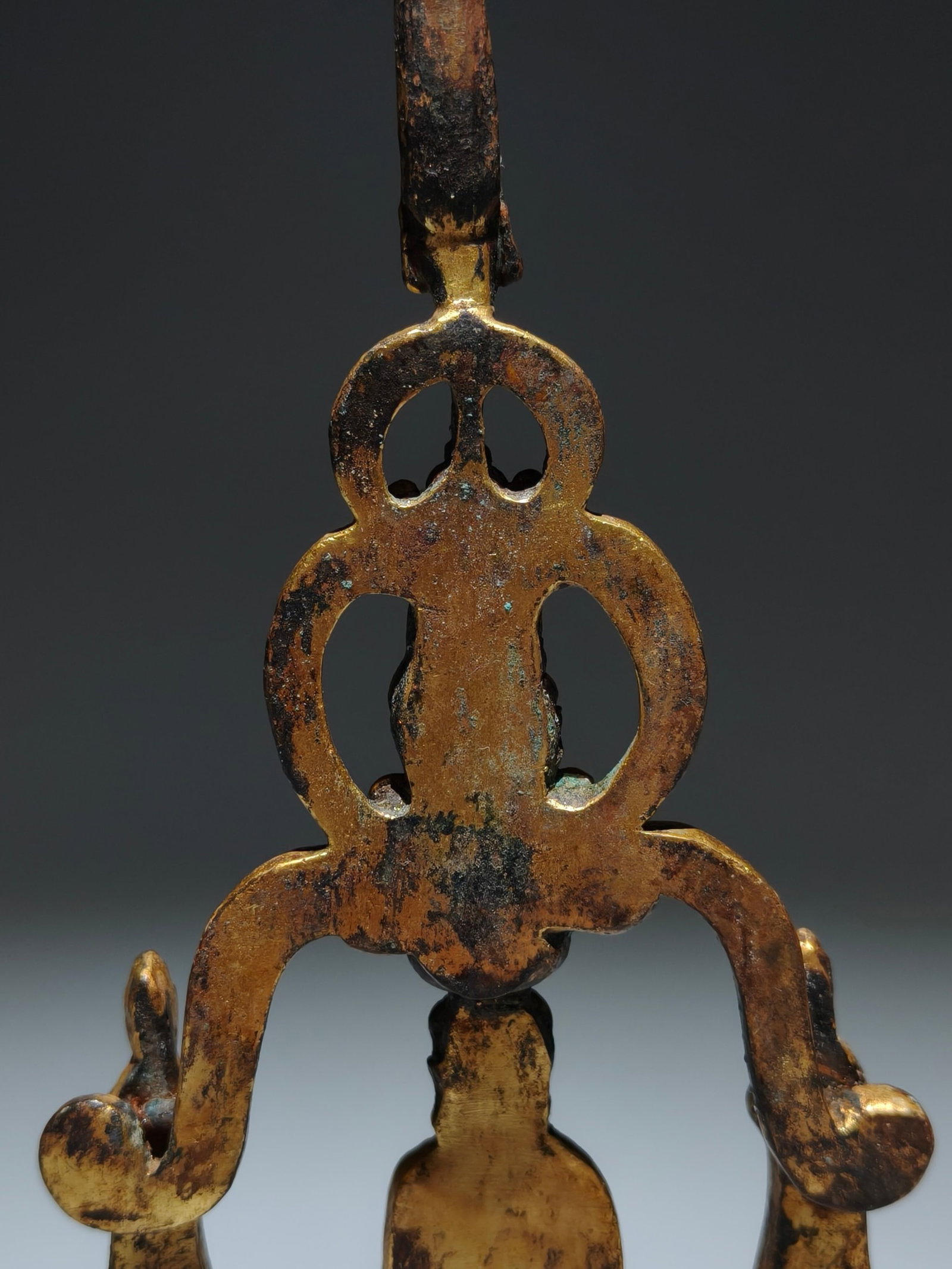 A Solemn Gilt Bronze Buddha Statue - 7