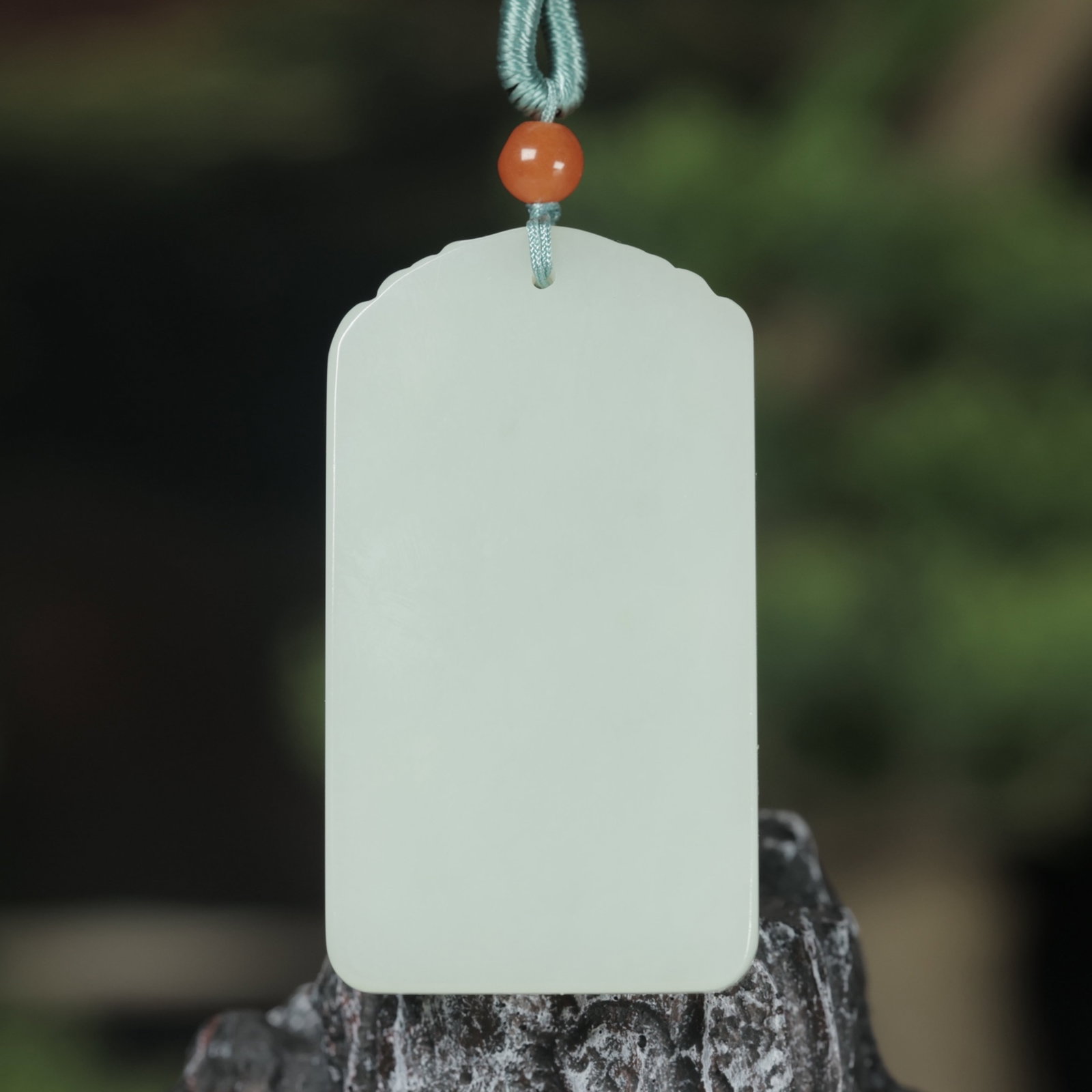 An Exquisite White Jade Horse Pattern Pendant - 5