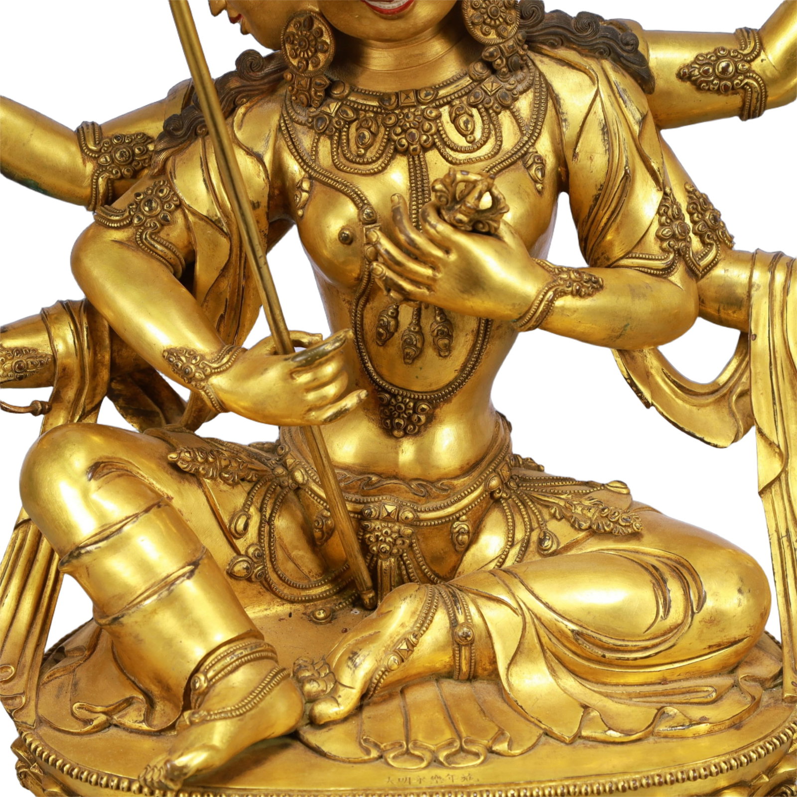 A Solemn Gilt Bronze Statue of Gautama¡¯s Mother - 3