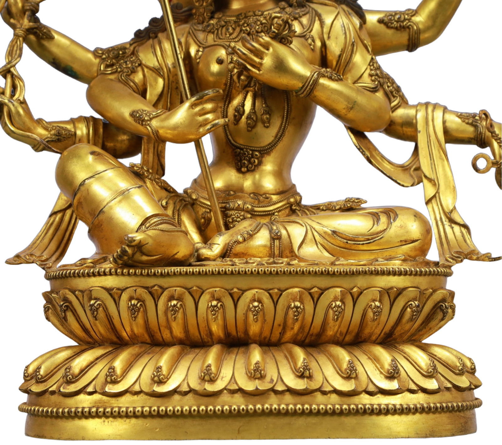 A Solemn Gilt Bronze Statue of Gautama¡¯s Mother - 5