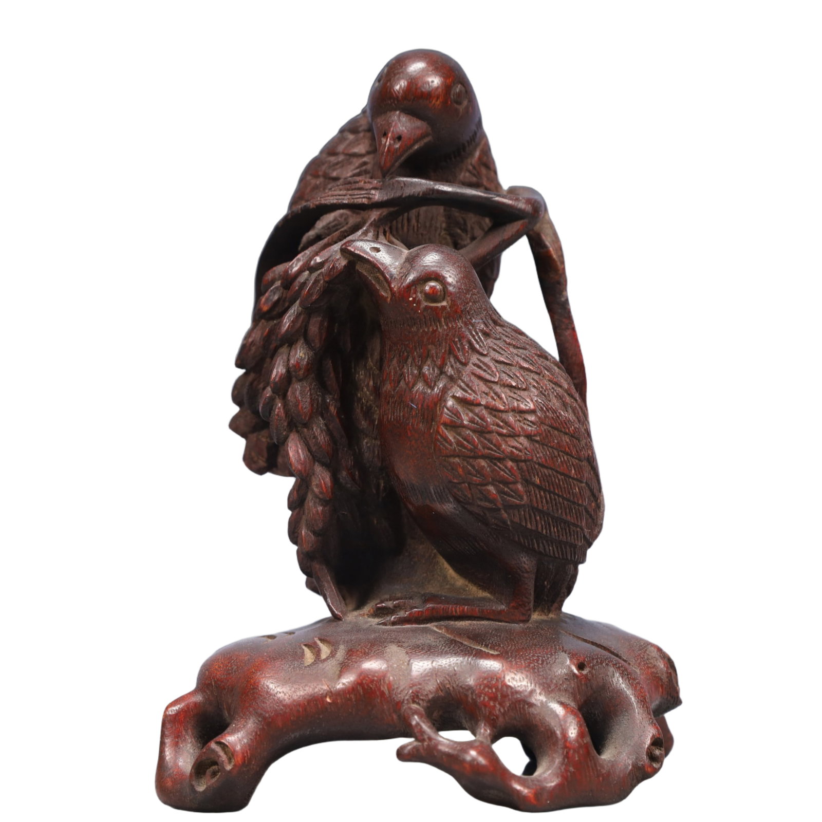 An Exquisite Eaglewood Bird Ornament - 2