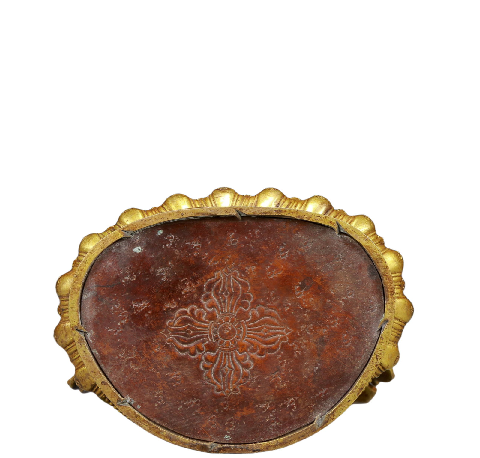 A Solemn Gilt Bronze Statue of Vajrasattva - 9