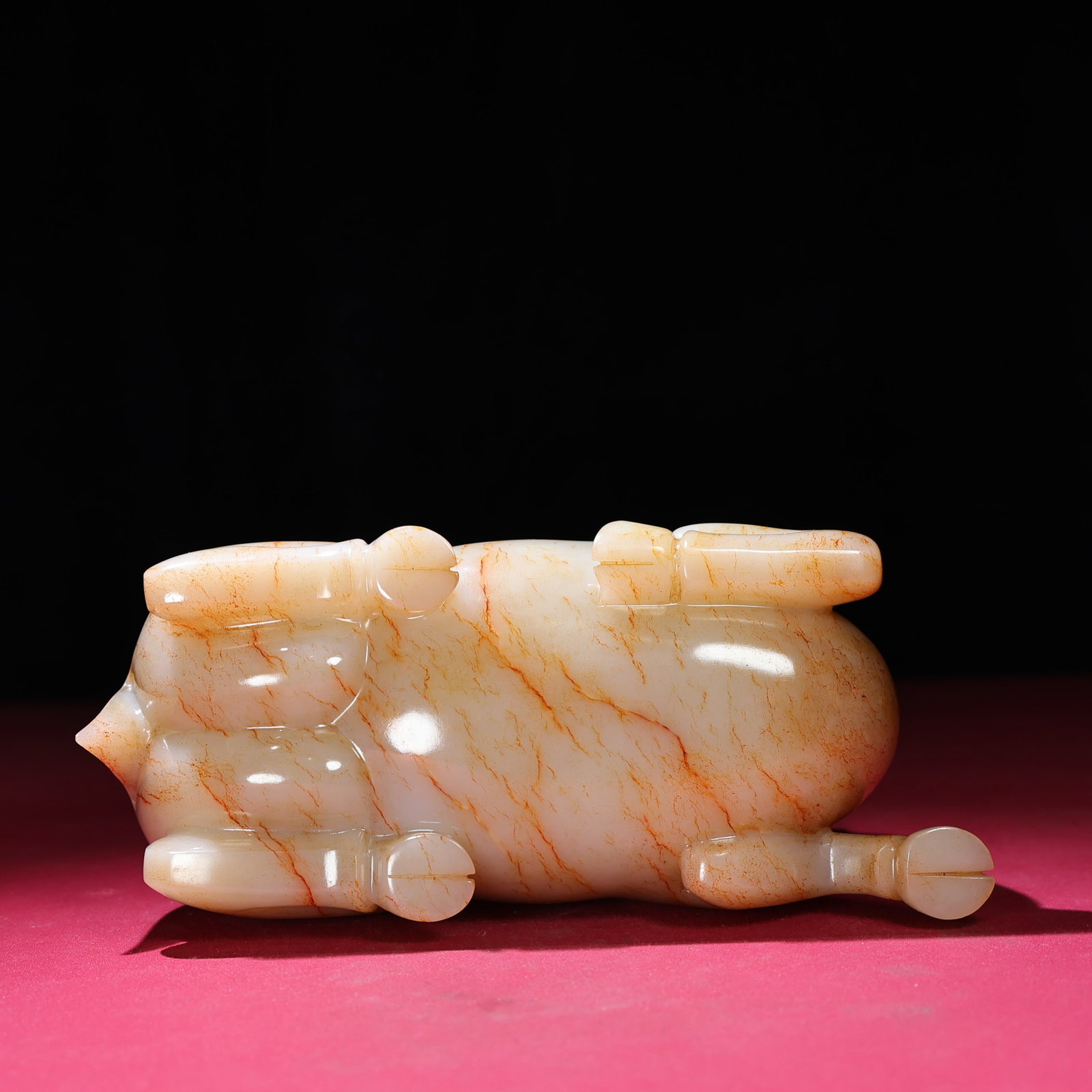An Exquisite White Jade Sheep Ornament - 9