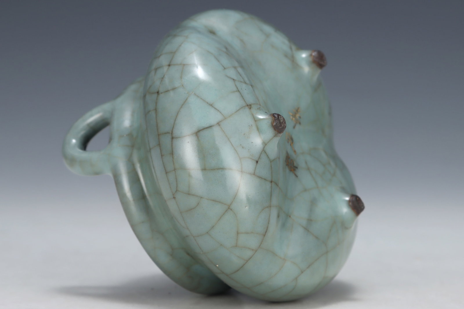 An Exquisite Guan yao Double-Ears Tripod Censer - 7