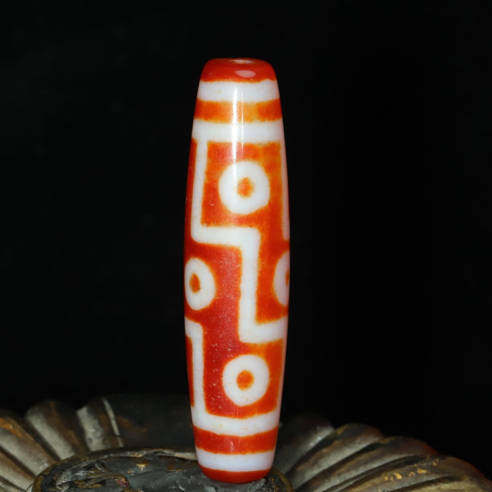 An Exquisite Nine Eyes Dzi Bead Pendant - 3