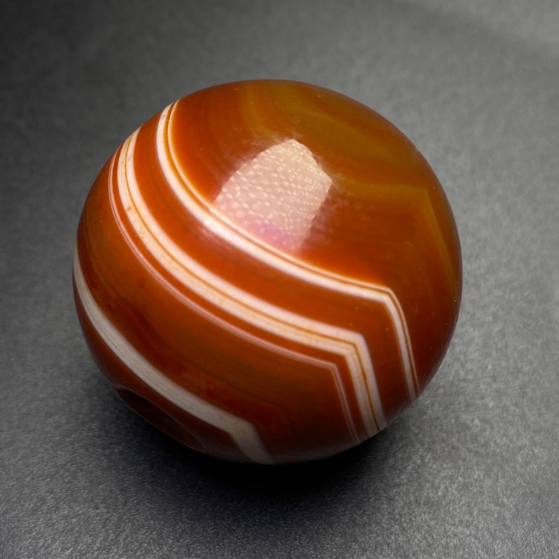 An Exquisite Dzi Bead Pendant - 7