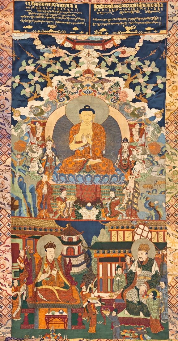 Sakyamuni Buddha Dharma Kesi Thangka - 2