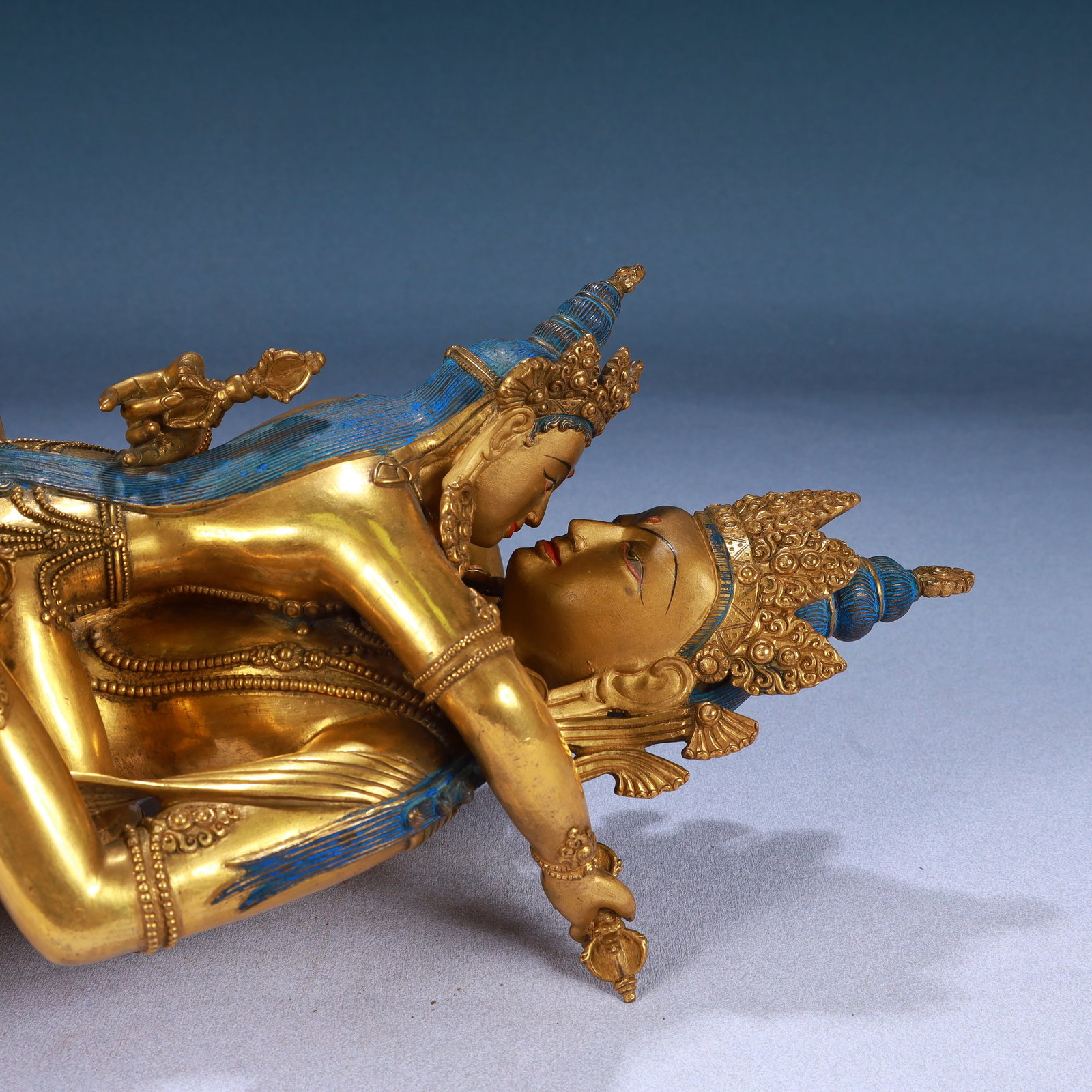 A Solemn Gilt Bronze Buddha Statue - 11