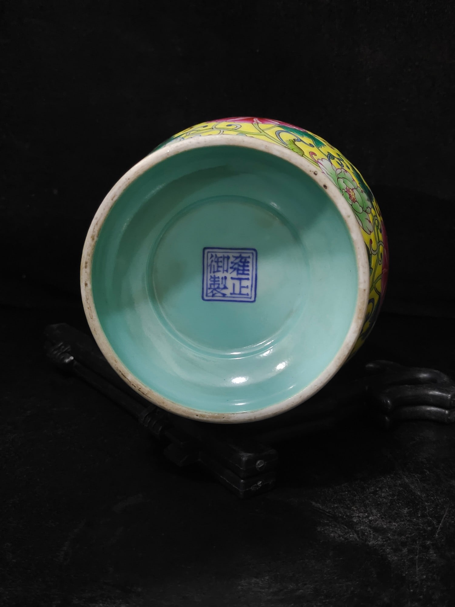 A Exquisite Enamel Lotus Pattern Double-Ears Vase - 9