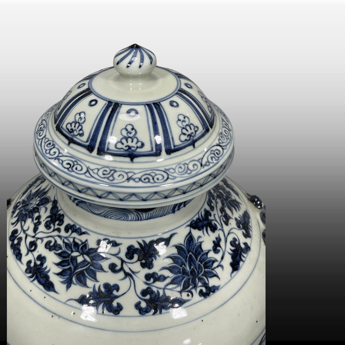 A Exquisite Blue and White Dragon Pattern Vase - 5