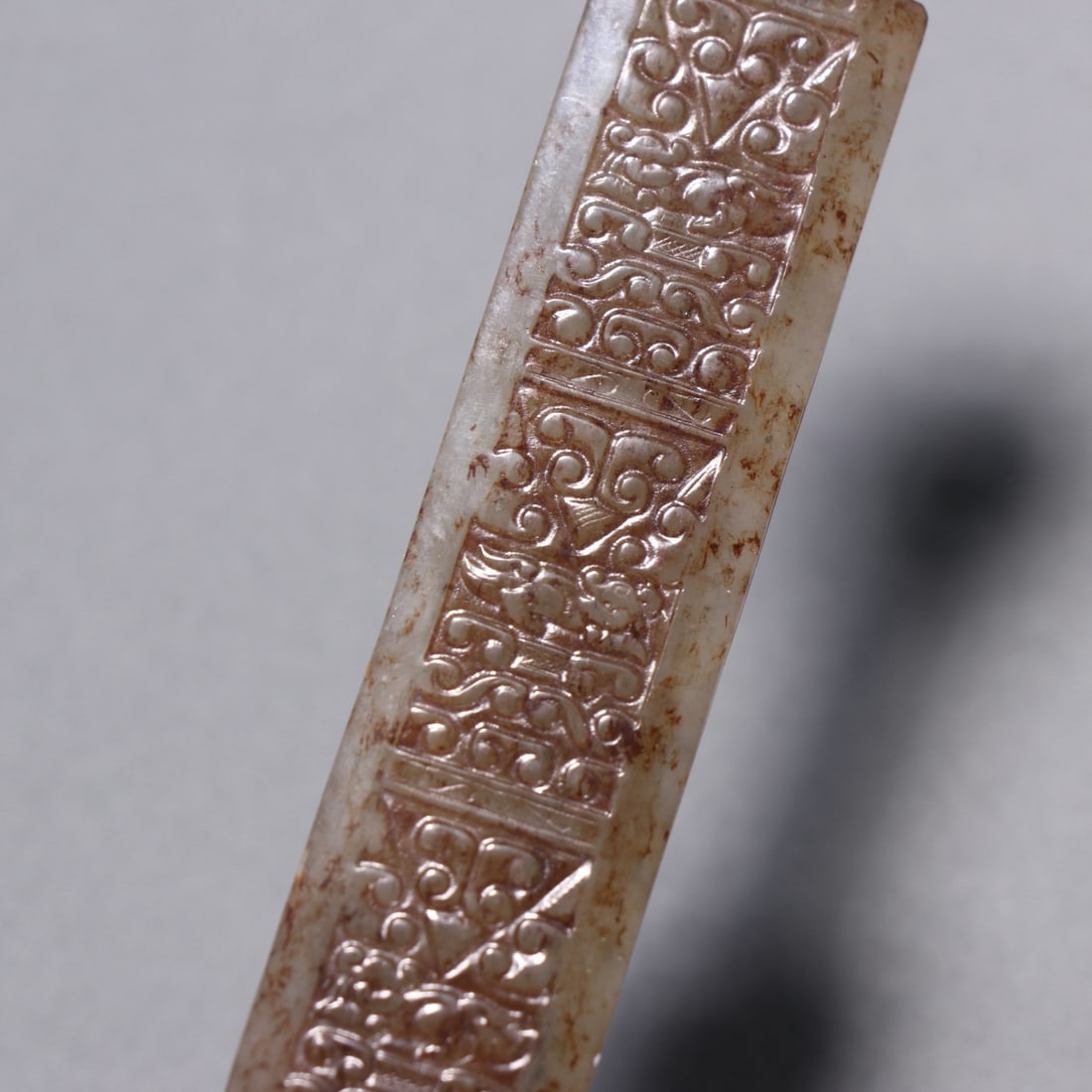 A Exquisite Gaogu Jade Ruyi Pattern Sword - 7