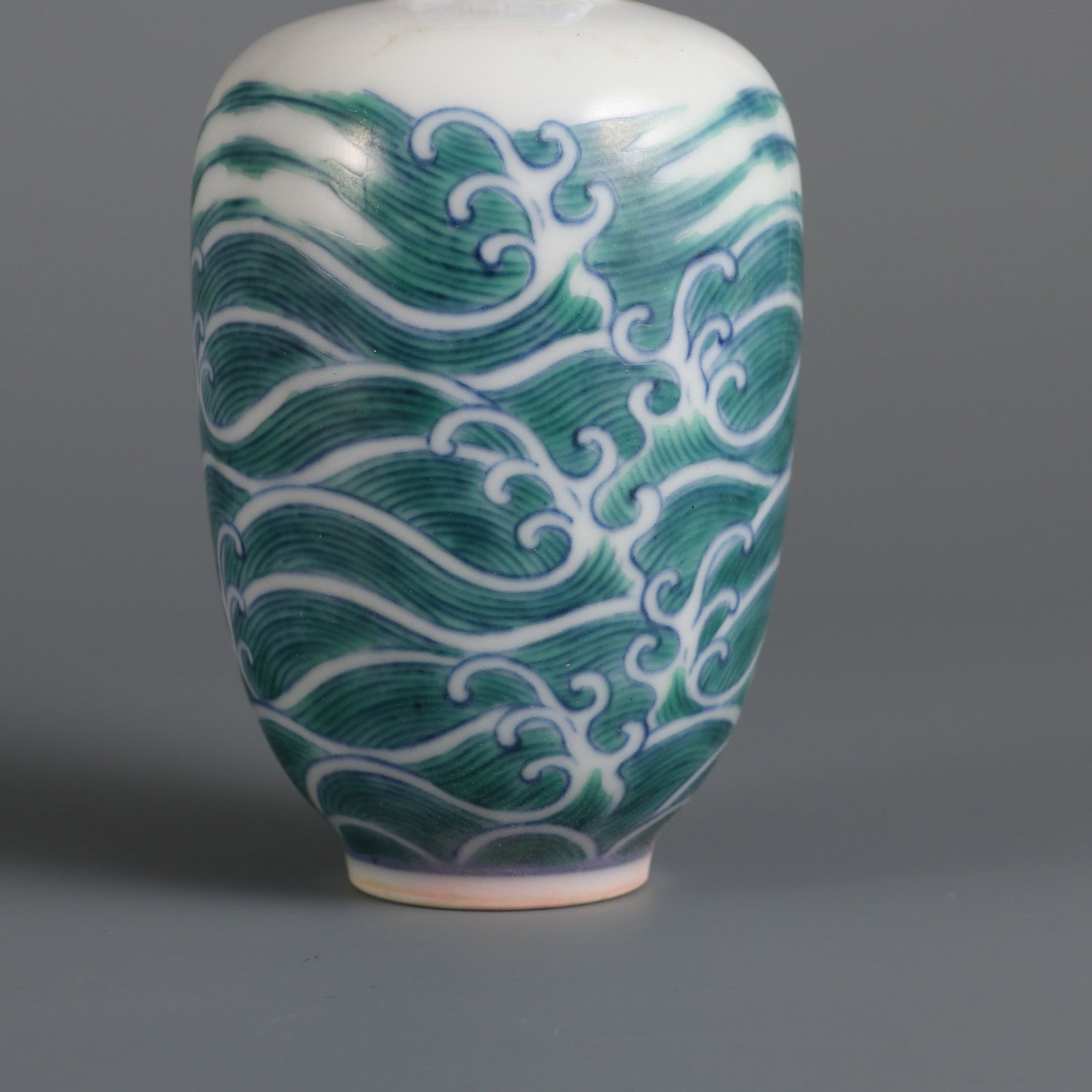 A Exquisite Doucai Seawater Pattern Jar - 4