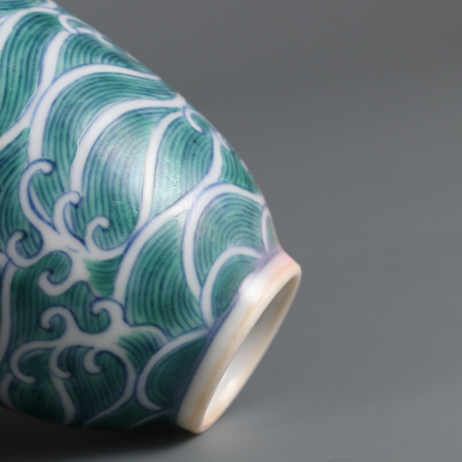 A Exquisite Doucai Seawater Pattern Jar - 6