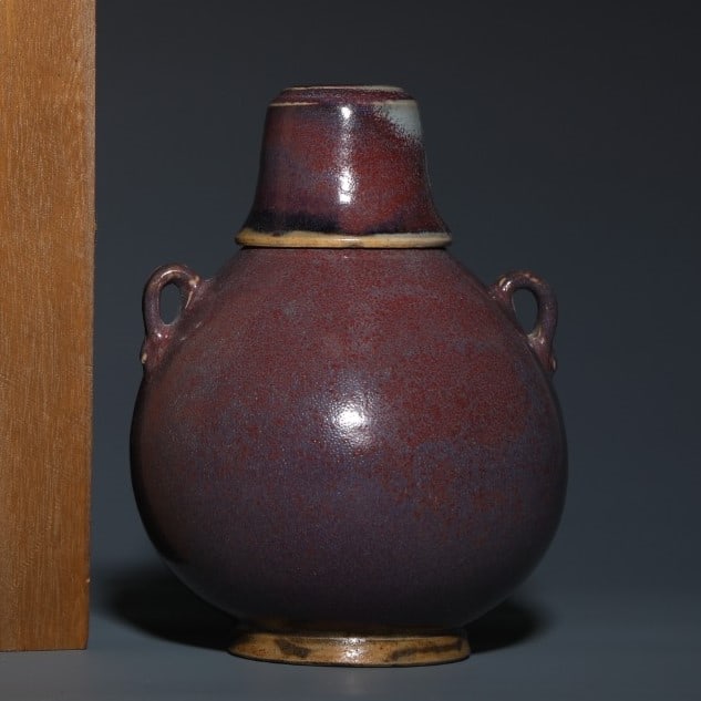 A Exquisite Jun Yao Jar: A Exquisite Jun Yao Jar,Song Dynasty, China,Size:7.5inx5.7in 钧窑罐,中国宋代