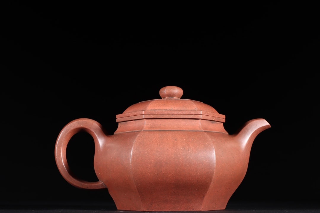 A Exquisite Purple Sands Hexagonal Teapot - 3
