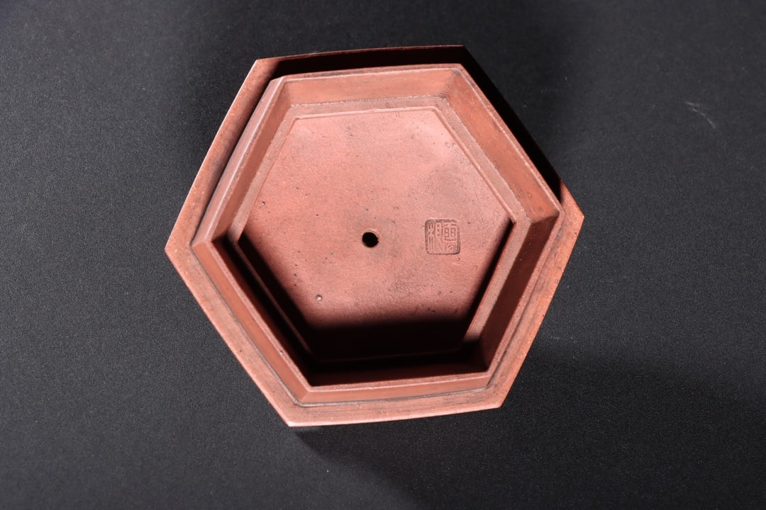 A Exquisite Purple Sands Hexagonal Teapot - 7
