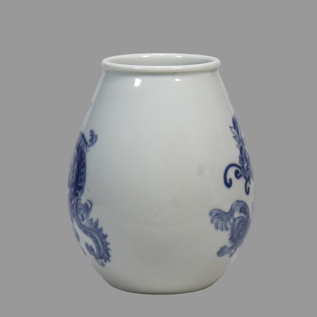 A Exquisite Blue and White Phoenix Pattern Vase - 2