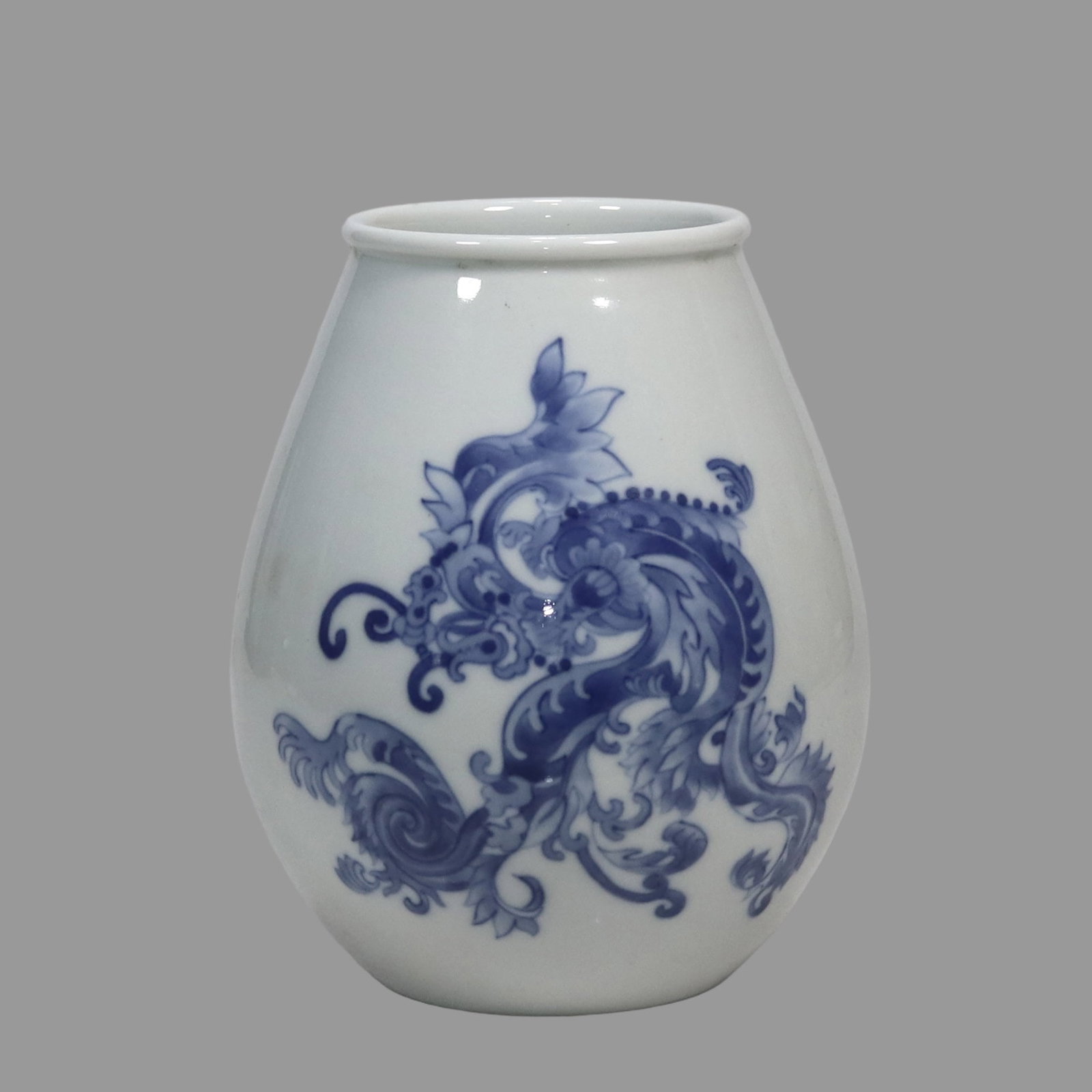 A Exquisite Blue and White Phoenix Pattern Vase - 3