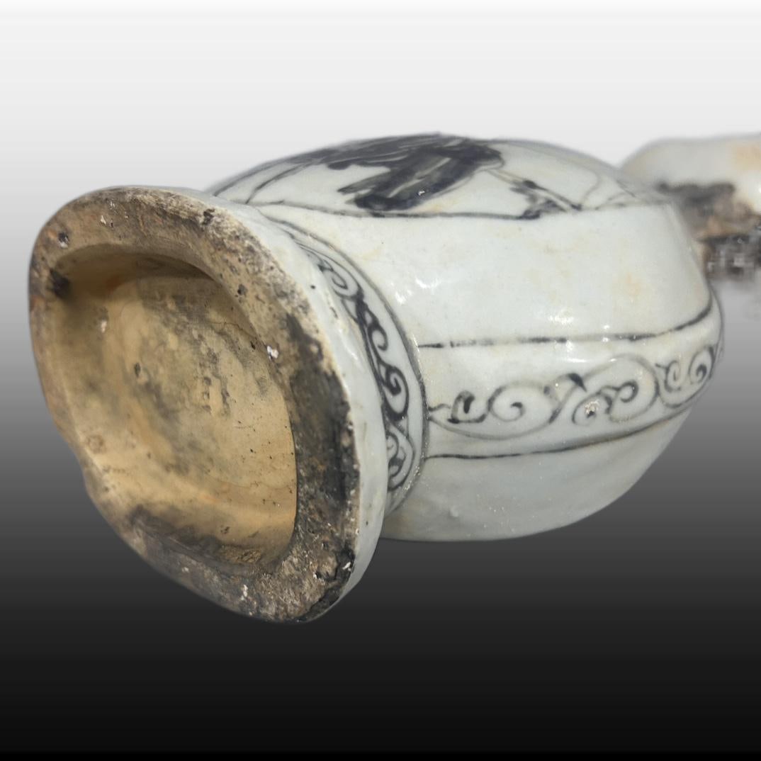 A Exquisite Underglaze-Red Figures Pattern Vase - 6