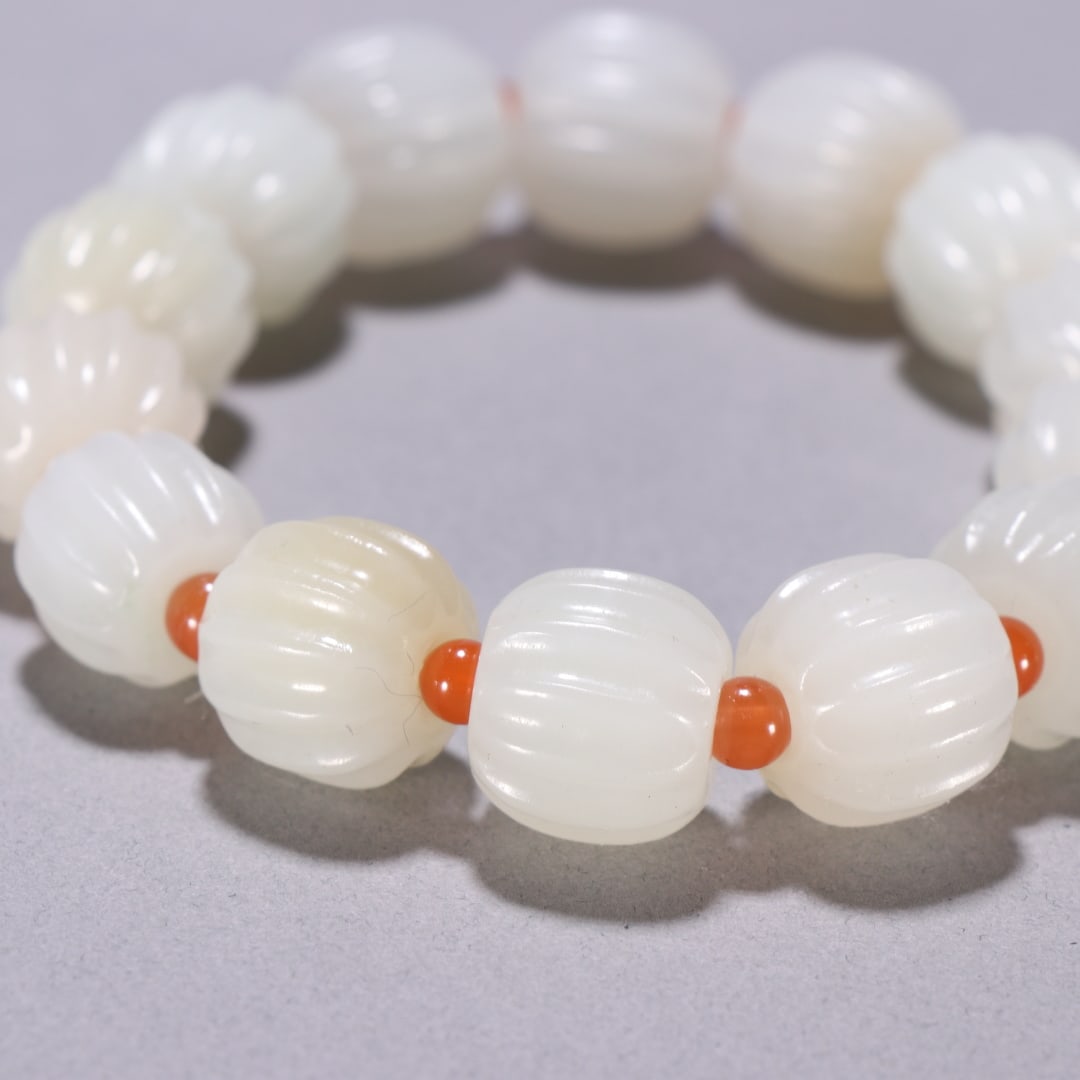 A Exquisite Hotan Jade Bracelets - 5