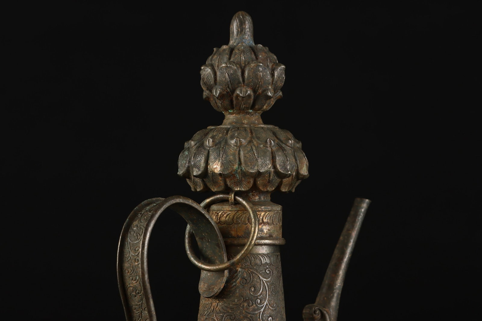 A Exquisite Copper Dragon Pattern Ewer - 5