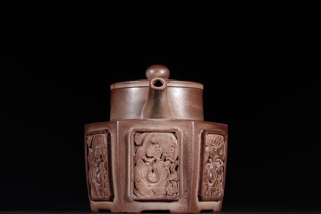A Exquisite Purple Sands Flower Pattern Ewer - 5
