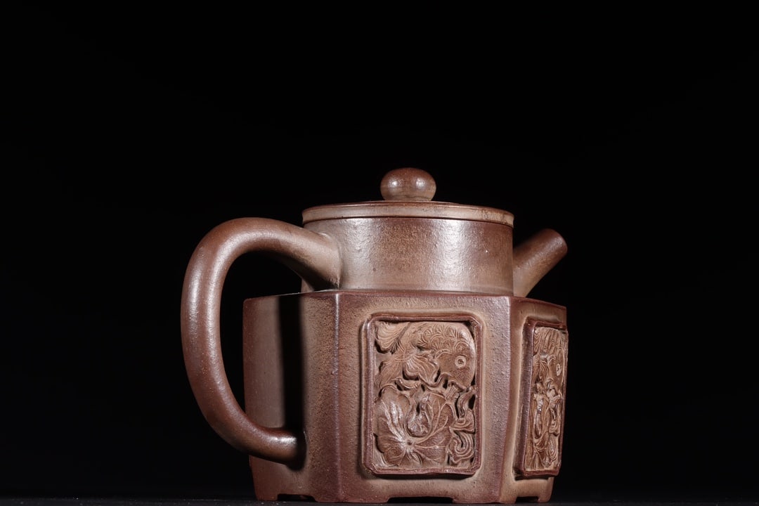 A Exquisite Purple Sands Flower Pattern Ewer - 6