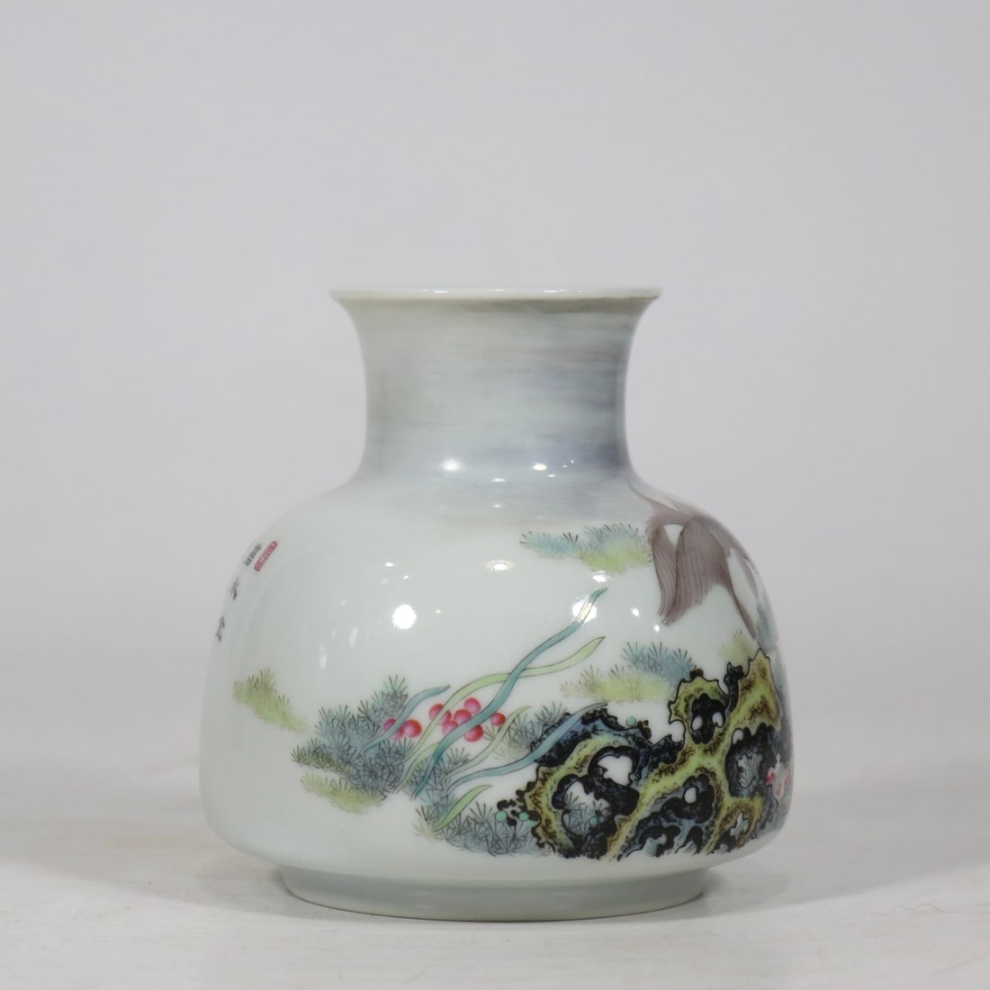 A Exquisite Enamel Fish Pattern Water Pot - 4