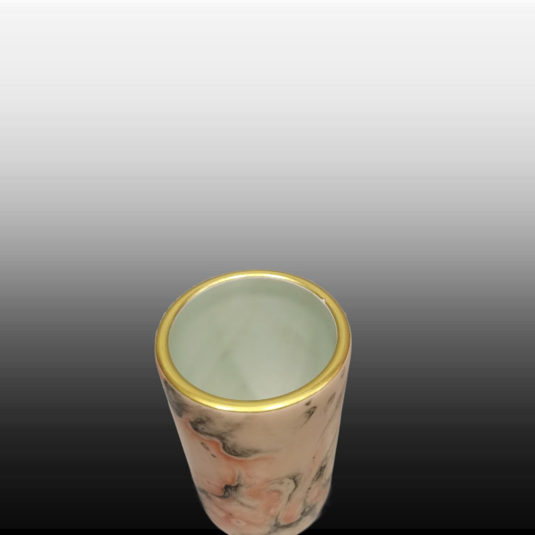 A Exquisite Stone Pattern Brush Pot - 5