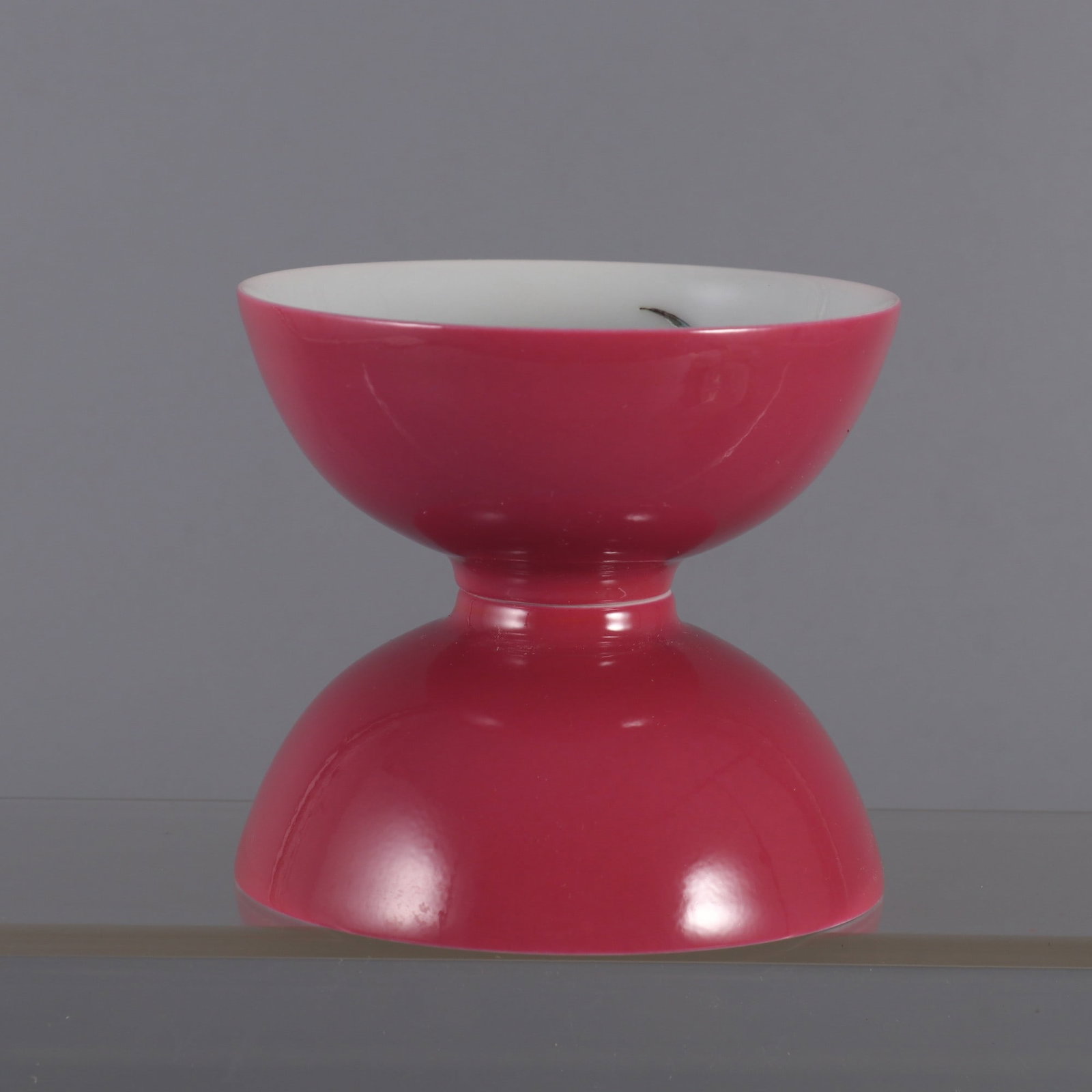 A pair of Exquisite Ruby Red-Glazed Flower Pattern Cup - 7